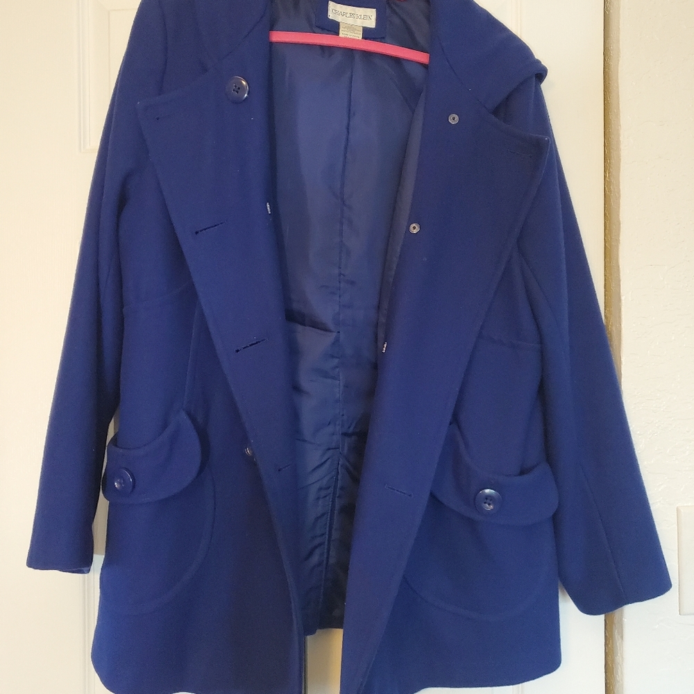 SZ 16 Royal Blue Winter Coat